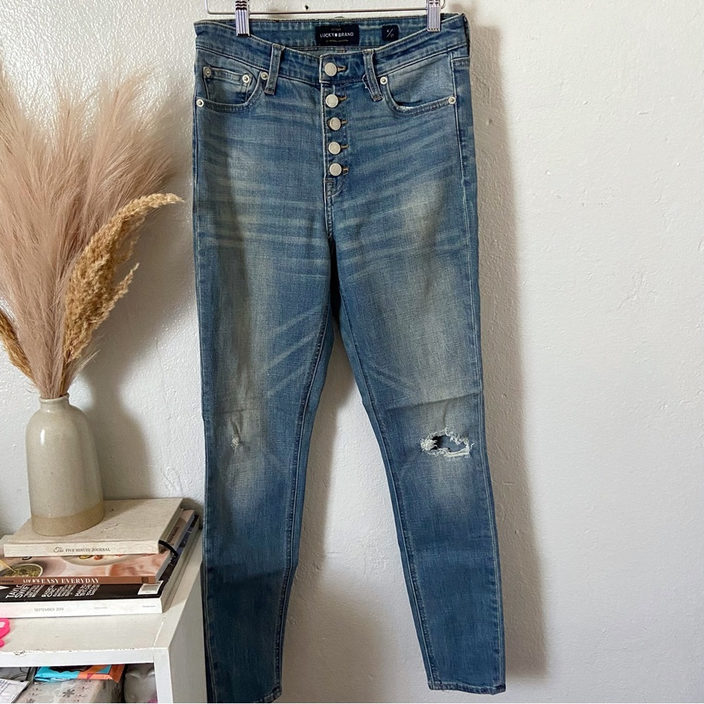 Lucky brand high waisted denim jeans